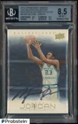 2012 UD Master Masterpieces Sketch Michael Jordan HOF ON CARD AUTO BGS 8.5