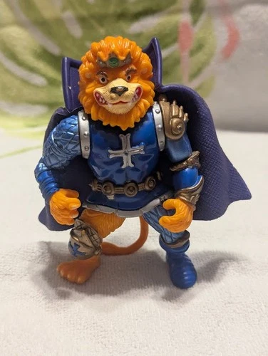 VINTAGE TMNT TEENAGE MUTANT NINJA TURTLES FIGURE KING LION HEART PLAYMATES 1992