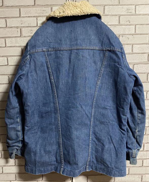 [Japan Used Fahion] 90S Old Clothes Wrangler Boa Denim Lunch Coat Big  Silhouette