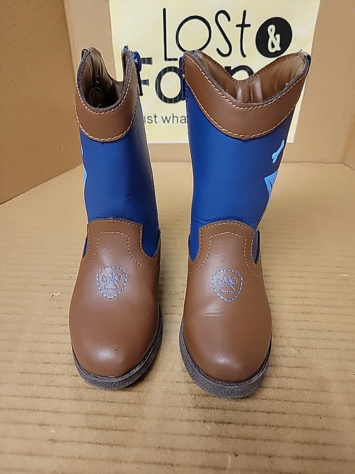 Botas de Vaquero USADAS Paw Patrol para Niños Talla 8 Imitación Cuero Chase Marshall Foto 4 de 4
