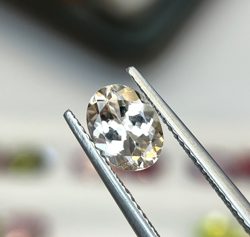 Multi Tourmaline Oval Shape Gemstone Pair 8x6 mm 2.50 Cts Natural Tourmaline - Picture 5 of 5