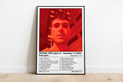 FRED AGAIN - Actual Life (April 14 – December 17 2020) Album Cover