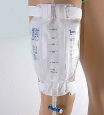 5x Urin-Beinbeutel DreiKammer 500ml Steril + ...