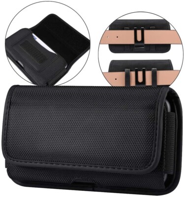 For Sonim XP Pro Belt Clip Holster Card Slot Pouch Case