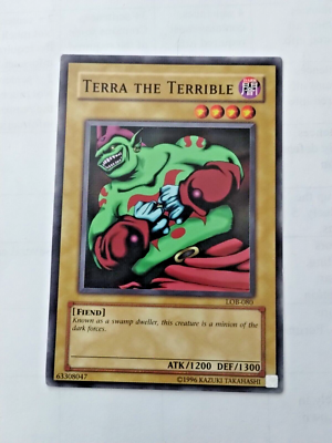 Yu-Gi-Oh! TCG Terra the Terrible Legend of Blue Eyes White Dragon