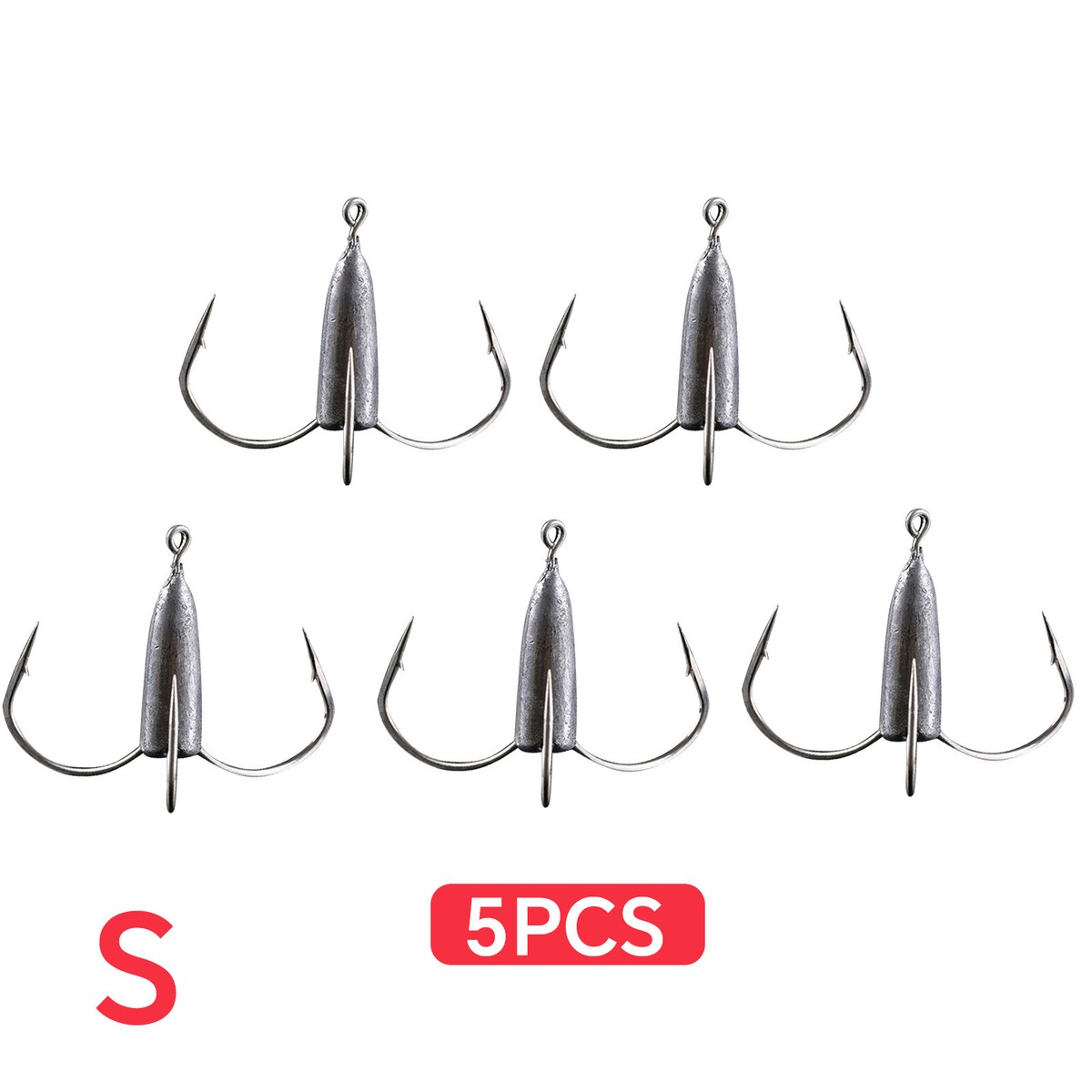 5Pcs Multi Size Durable Treble Fishing Hooks Three Anchor Hook Fish Tackle SetRk | eBay 5Pcs Multi Size Durable Treble Fishing Hooks Three Anchor Hook Fish Tackle SetRk | eBay