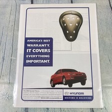 2000 Hyundai Tiburon Car Vintage Print Ad/Poster Promo Art Magazine Page