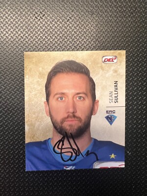 DEL 17/18 Sean Sullivan #118 Sticker Ingolstadt  *signiert*