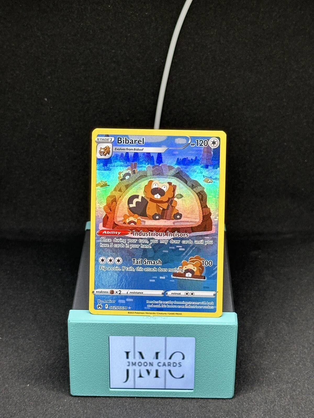 Pokémon TCG Bibarel Crown Zenith-Galarian Gallery GG25/GG70 Holo Ultra Rare