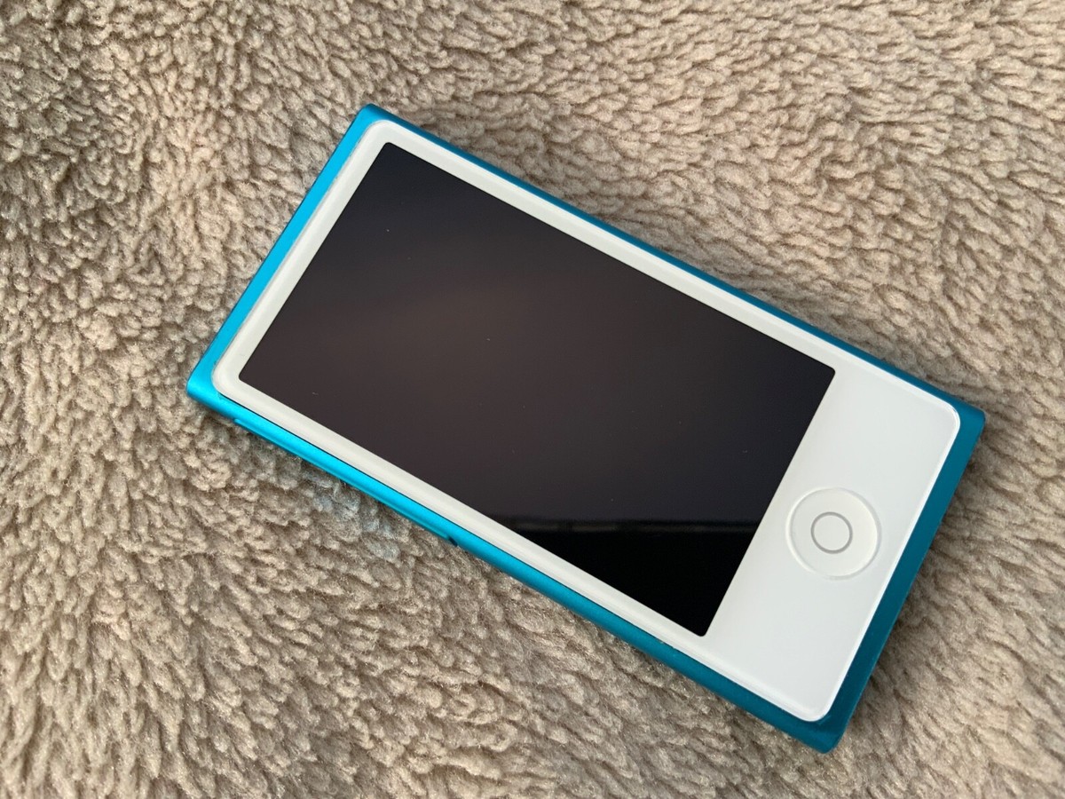Apple iPod Nano 7th Gen 16GB Blue Please read description ref.740