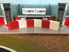 WSR3D ProTech Interlocking Barriers Scalextric Track and Slot Car Track Scenery