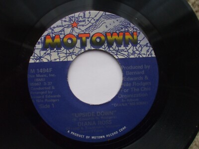 Diana Ross - Upside Down ( Stranger Things Season 5)  - USA Motown - EX- 45