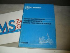 Piaggio Vespa Grillo Werkstatthandbuch Reparaturanleitung Handbuch selten A1449