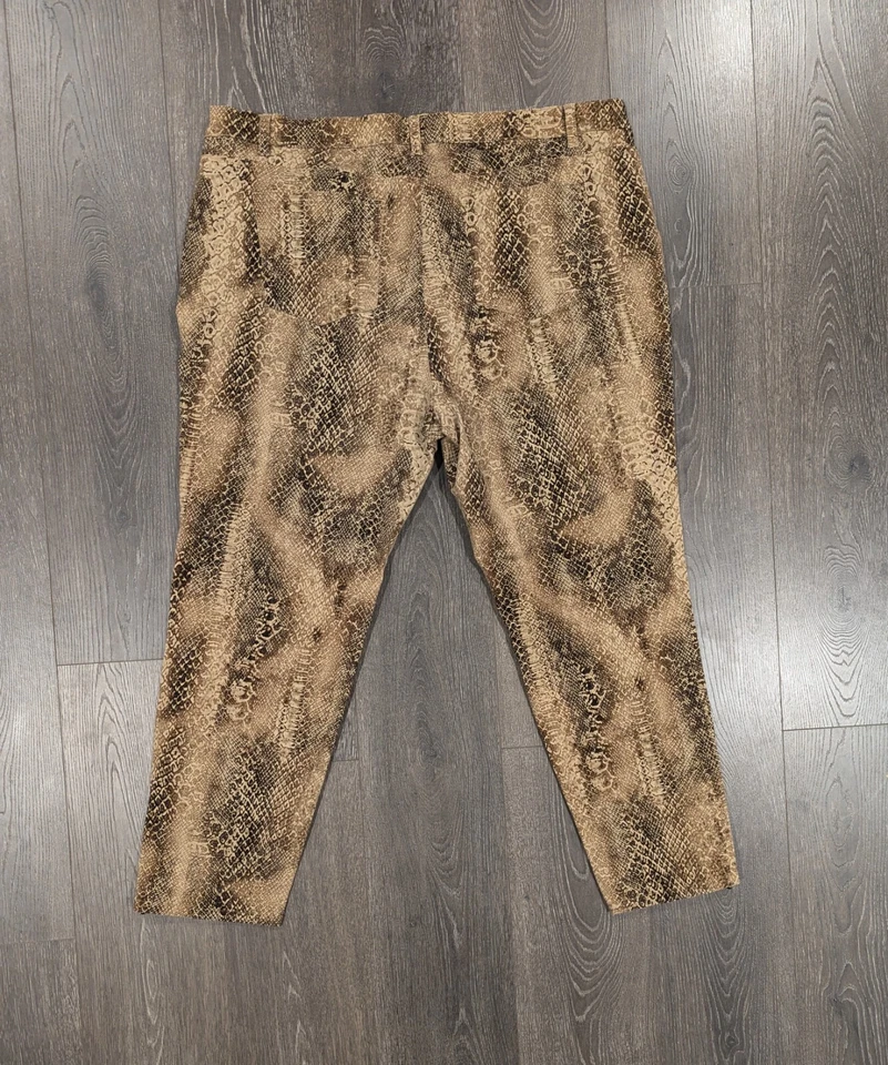 Pantalones para mujer Lauren Ralph Lauren estampado de cocodrilo talla 22W ver fotos medidas Foto 3 de 4