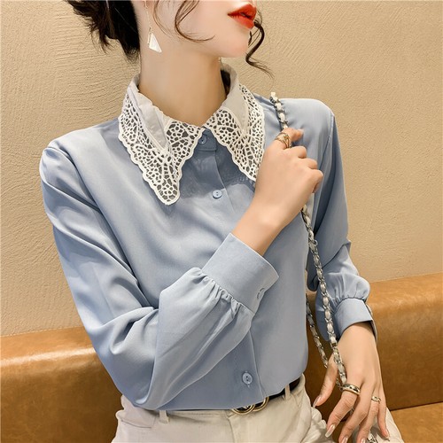 lace shirt collar
