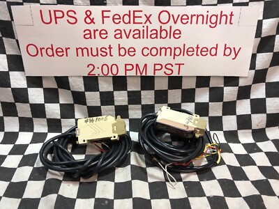 Lot Of 2, SUNX FX4-A3R Fiber Optic Sensor, FX4A3R,  SHIPSAMEDAY#139P48