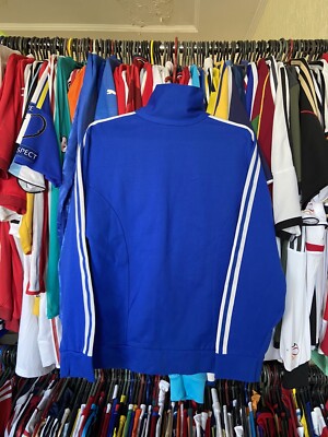 1980s 1990s ADIDAS VINTAGE TRACKSUIT sz M MEN BLUE made in Hong
