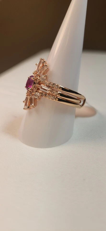 Anillo Bomb Party RBP6339 “Vida por la que vale la pena luchar” Concientización sobre el linfoma Talla 10 Foto 2 de 4