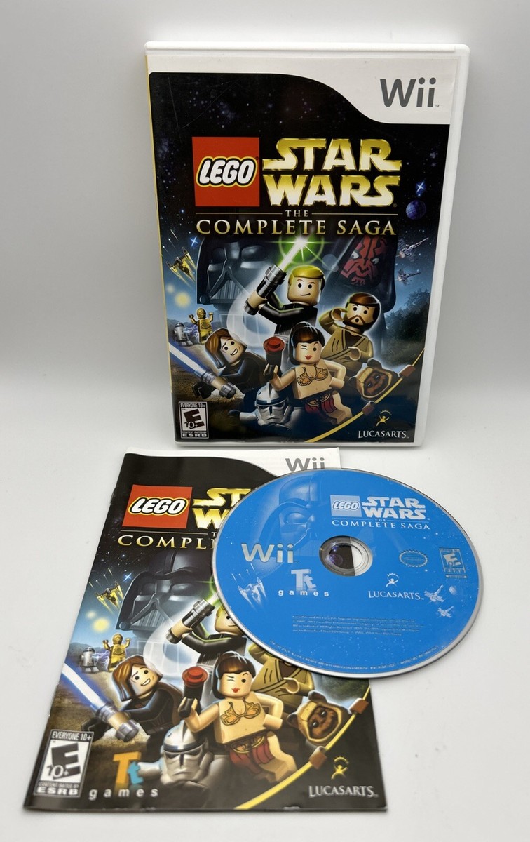LEGO Star Wars: The Complete Saga Nintendo Wii Tested/Cleaned-VG