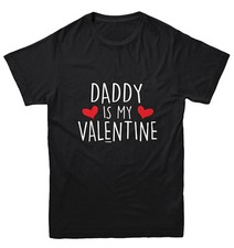 Daddy Is My Valentine - Cute Cupid Son Daughter Youth T-Shirt