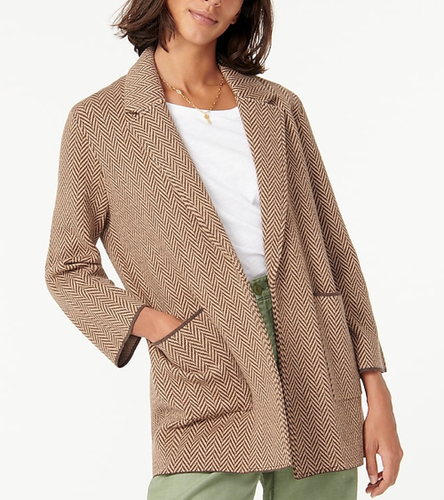 Sophie open-front sweater-blazer 