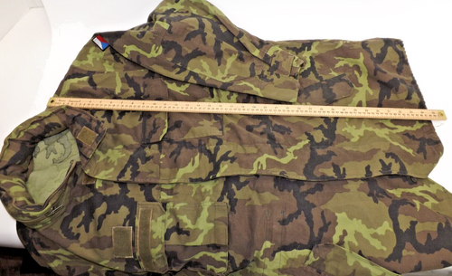 Czech Republic Armed Forces Leaf Camo Military Combat Parka hood Coat M Medium - Picture 15 of 16