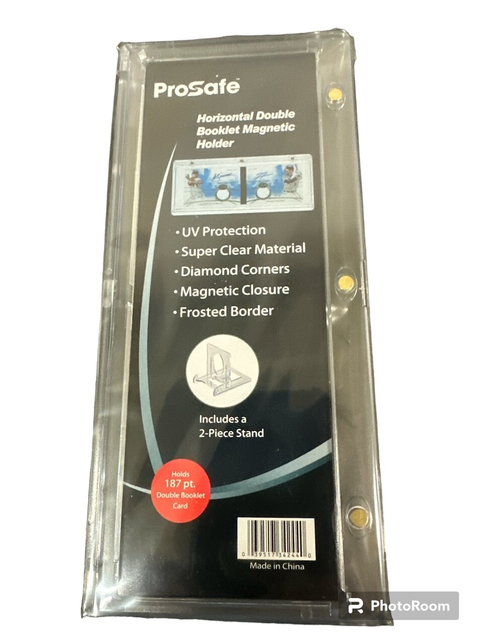 Safe Snorting Booklets Pro Safe horizontal booklet one touch 187mm holder with stand 34244 New ...