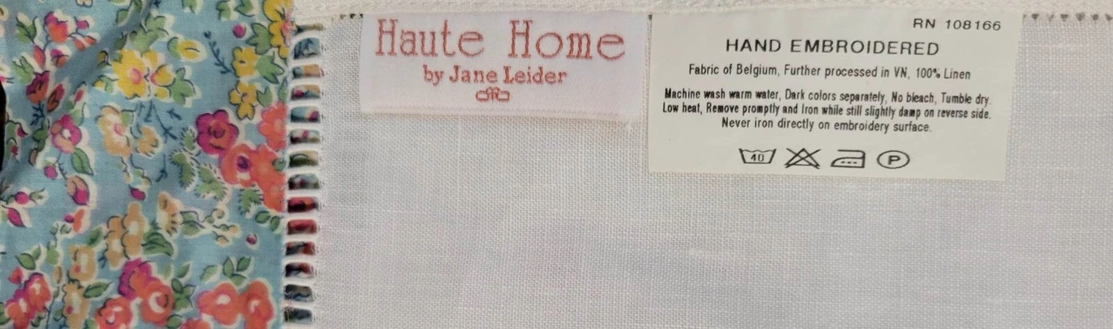 Haute Home Linen Blend Towel - Thumbnail 3