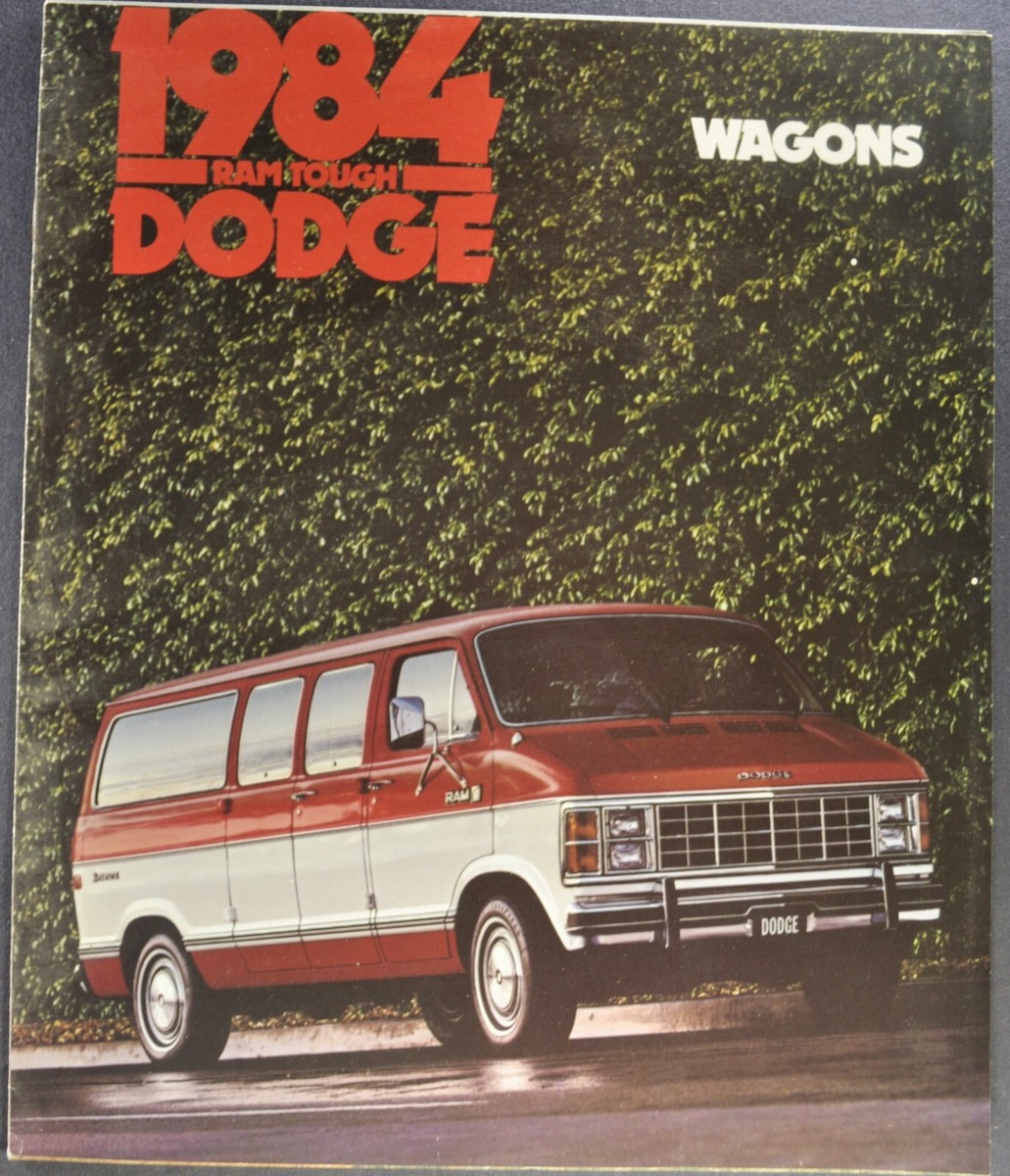 1984 Dodge Ram Wagon Van Truck Brochure Prospector Excellent