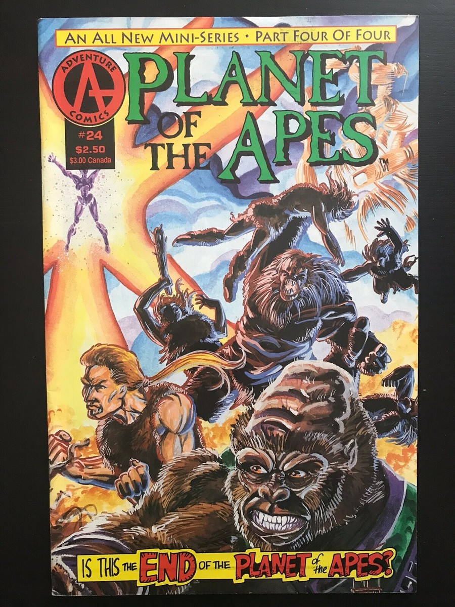 【Vintage】Planet of the Apes 　アメコミ　エイプ Planet of the Apes #24 first printing 1992 Adventure Comics Final