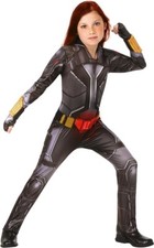 Black Widow - Marvel Jumpsuit - Girls Deluxe Child Costume - Rubie's 702062