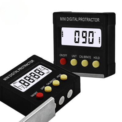 360 Degree Digital Protractor Inclinometer Electronic Level Box Measuring Tools