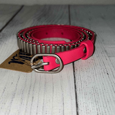 LuLu Pink Metal Belt | eBay