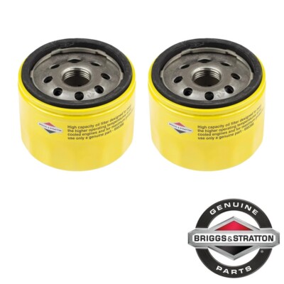 Genuine Briggs & Stratton 696854 Oil Filter High Capacity Extended Life - 2 PACK
