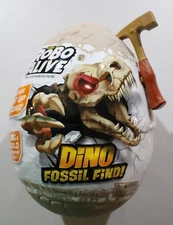NEW Robo Alive Dino Fossil Robotic Toy Dig and Build a Dinosaur eyes light up