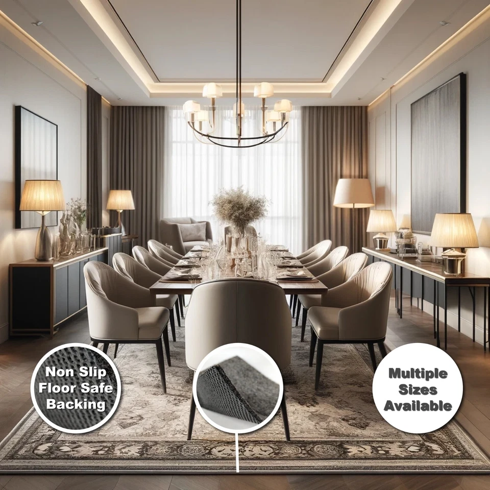 Rug Pad - Hard Surface/Carpet - Non Slip - Felt/Rubber - Reversible - 1/4" -10YR - Image 3 of 4