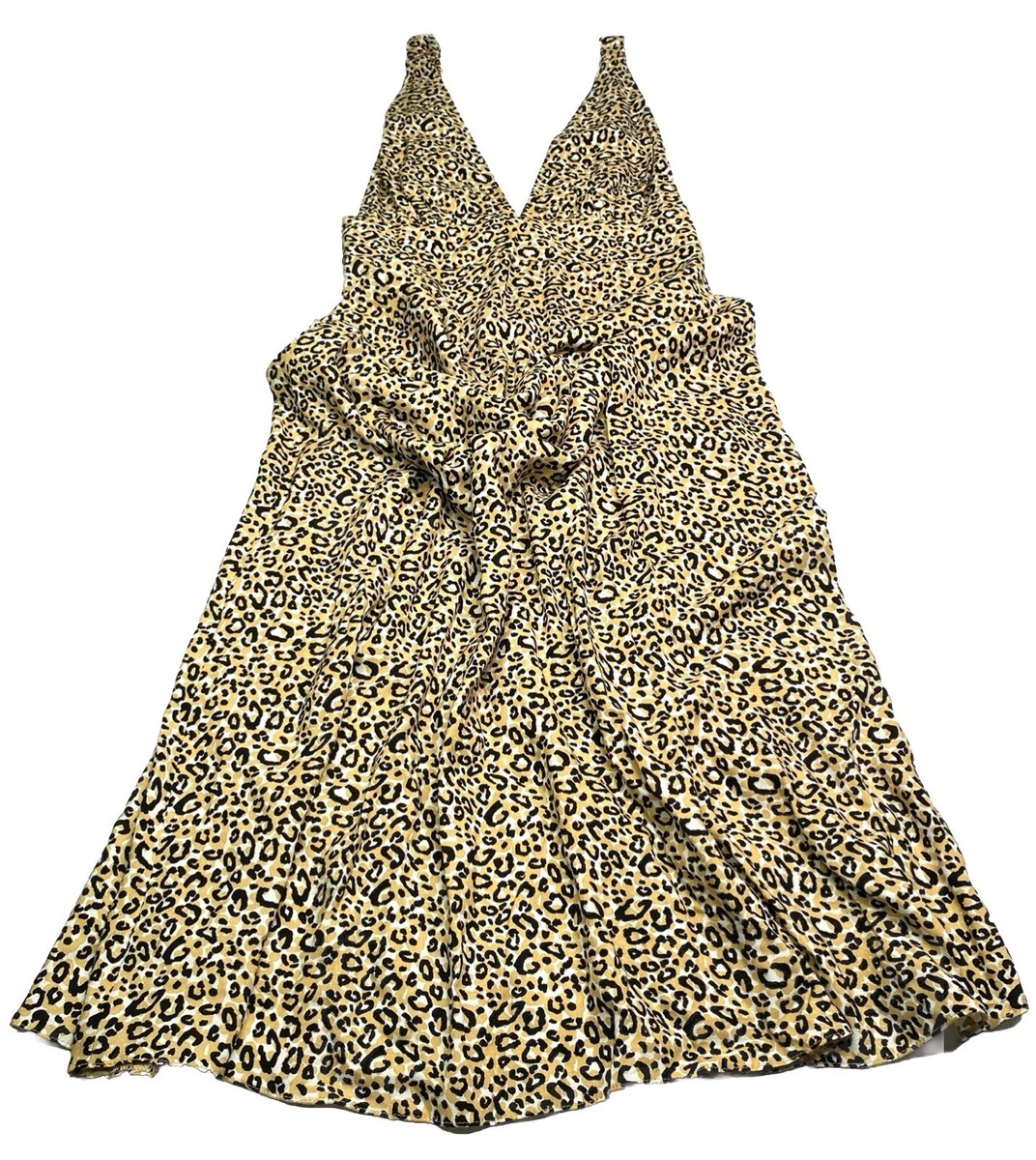 asos leopard print maxi dress ASOS DESIGN scoop neck maxi dress in leopard print