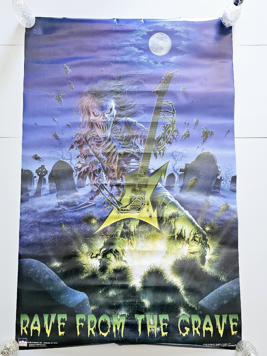 Vintage 1999 Rave From The Grave Poster Starline USA 8049 Music | eBay