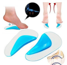 Orthotic Arch Support Insoles -Silicone Flat Foot Corrector Pad for Plantar Pain