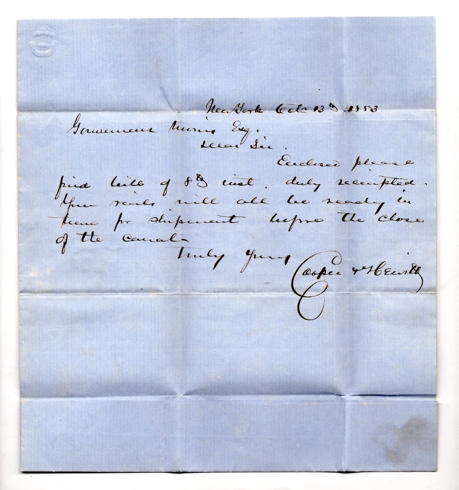 US 1853 SCOTT #9 ONE CENT FRANKLIN IMPERF TYPE IV THREE CLEAR MARGINS - Image 3 of 3