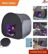 Pop-Up Blackout Sensory Tent for Kids - Safe Hideout for Autism Relaxation