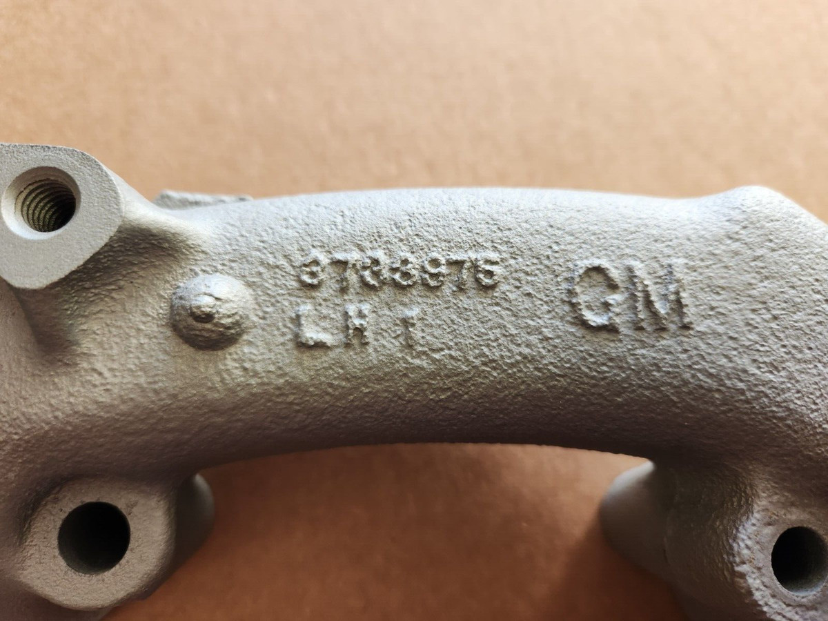 1957 Corvette LH Exhaust Manifold 3733975 Chevy Chevrolet 57 D 4 7  