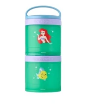 Disney Princess 2 Stackable Snack Cups Container for Kids.