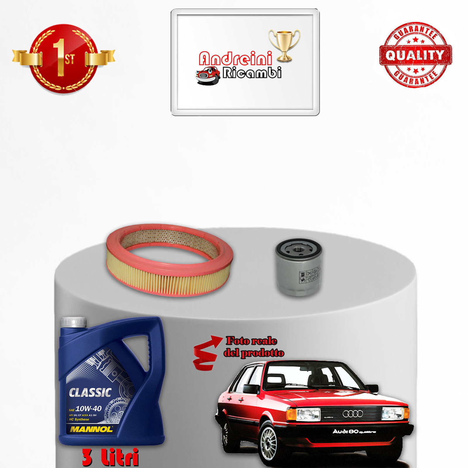 Wartungsset Filter Und ÖL Audi 80 B2 1.6 55KW 75PS 1977-image