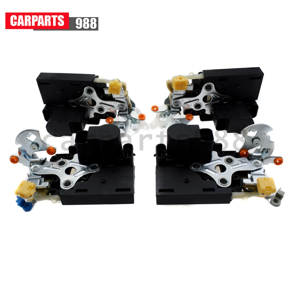 Actuador de bloqueo de puerta delantero trasero derecho derecho 4 piezas para Chevy Silverado GMC Sierra 1500 Foto 4 de 4