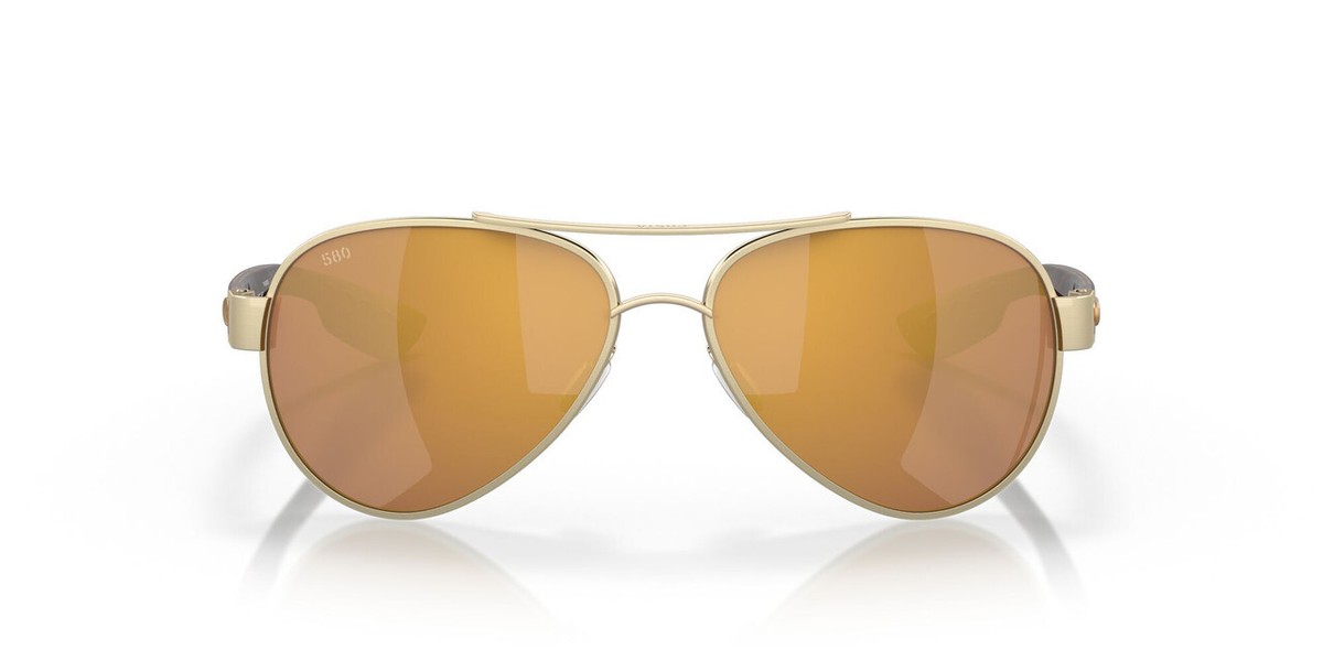 Costa Del Mar women’s gold Sunglasses Costa May M (57-15) with Gold Mirror lenses and Tortoise  main image 3