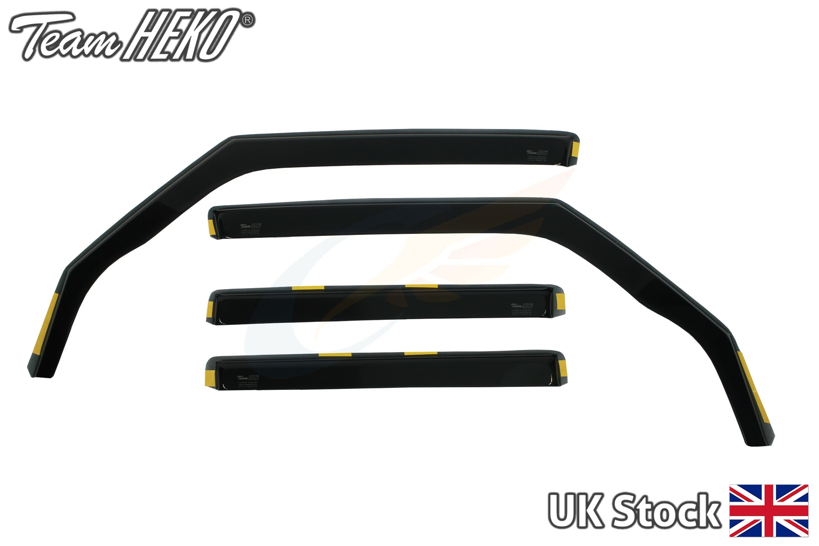 SUZUKI SWIFT mk6 5door 2017onwards 4pc wind deflectors HEKO Tinted