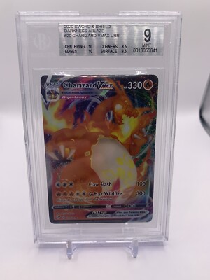 BGS 9 Pokemon Darkness Ablaze Holo Rare Charizard VMax 020/189