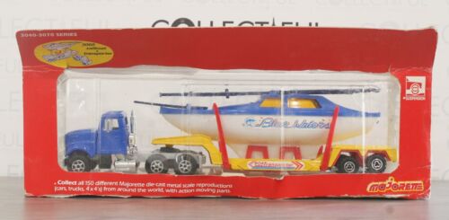MAJORETTE - SUPER MOVERS #3060 - SAIL BOAT AND TRANSPORTER - DIECAST - MIB 🔥 - Picture 3 of 4