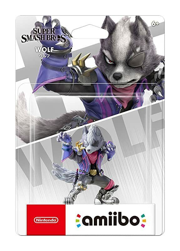 Nintendo amiibo Wolf Star Fox Switch Super Smash Bros Ultimate